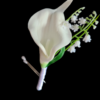 Lilies of the valley, calla lily artificial flower bouquet, real touch, bridal bouquet, rustic county, fake, artificial flowers - Image 9