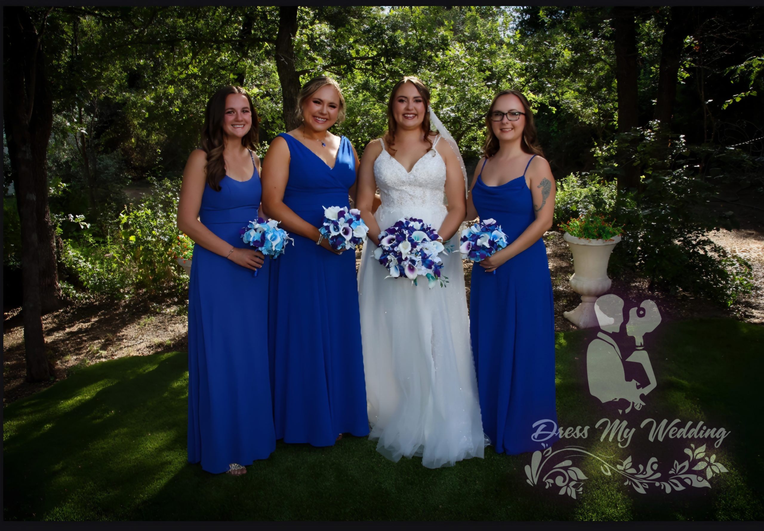 Galaxy orchid bridal bouquet - Image 5
