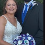 Galaxy orchid bridal bouquet