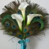 Calla lily peacock fan bouquet - Image 2