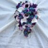 Galaxy orchid bouquet with cherry blossoms - Image 3