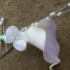 Lavender calla lily pearl boutonniere - Image 2
