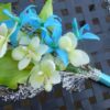 Blue and green lily bouquet - Image 2