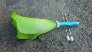 lime green boutonniere, real touch boutonniere, green bottonhole - Image 2