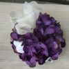 Flower girl kissing ball, plum purple kissing ball, artificial flowers, pomander - Image 5
