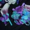 Cosage and boutonniere set, real touch rose, calla lily, orchid, calla boutonniere, pearl corsage - Image 2