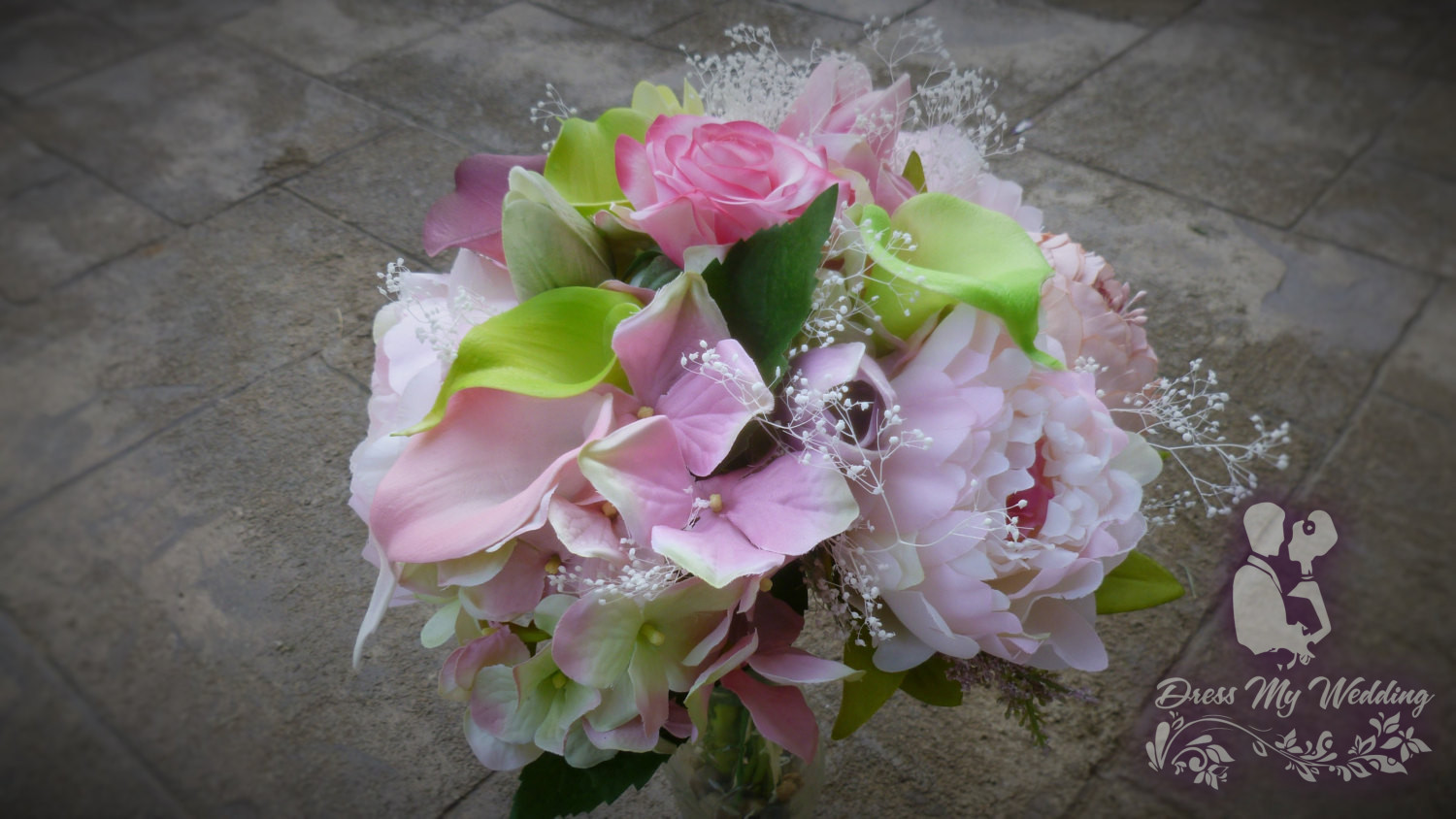 Artificial Babys Breath Flowers, Fake White Flower, Real Touch