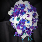 Galaxy orchid bridal bouquet