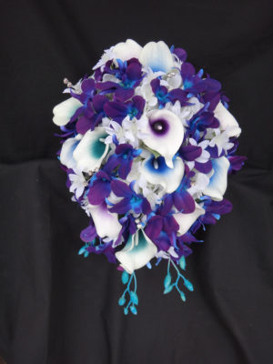 Galaxy orchid bridal bouquet - Image 2