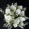 Lilies of the valley, calla lily artificial flower bouquet, real touch, bridal bouquet, rustic county, fake, artificial flowers - Image 5