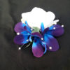 Rose and galaxy orchid wrist corsage - Image 3