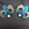 Peacock shoe clips, Customizable - Image 3