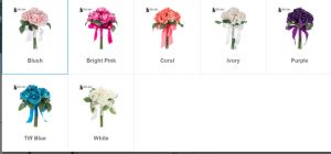 Rose bouquet, Real touch artificial rose bouquet, artificial flowers, small bridal bouquet, bridesmaids bouquet - Image 5