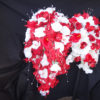 Red hydrangea cascading bouquet - Image 2