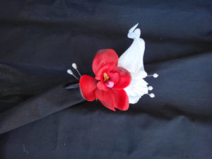 Rose, calla, orchid boutonniere, corsage, button hole, white, red - Image 2