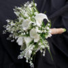 Lilies of the valley, calla lily artificial flower bouquet, real touch, bridal bouquet, rustic county, fake, artificial flowers - Image 2