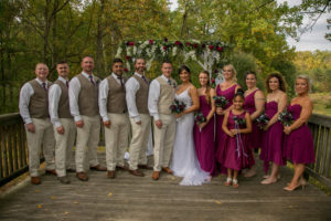 Plum purple bridal bouquet with peacock, berry, blueberry accent, pearl stems, baby's breath, fall bouquet, autumn wedding - Image 10