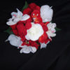 Red, white rose, calla, hydrangea bouquet, small bouquet, bridesmaid bouquet - Image 3