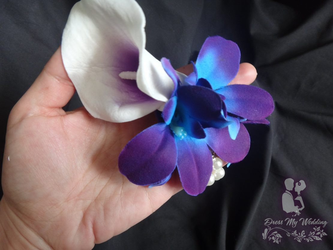Dress My Wedding Galaxy orchid, real touch calla lily Dress My Wedding Galaxy orchid, real touch calla lily