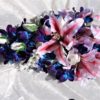Tiger lily and galaxy orchid Cascading bridal bouquet - Image 3