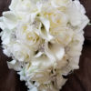 Ivory, cream cascading bridal bouquet - Image 2