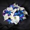 Galaxy orchid and turquoise bridal bouquet - Image 7