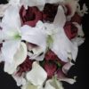 Plum and casablanca lily cascading bouquet - Image 4