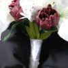 Plum and casablanca lily cascading bouquet - Image 5