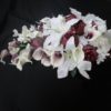 Plum and casablanca lily cascading bouquet - Image 7