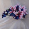 Tiger lily and galaxy orchid Cascading bridal bouquet - Image 6