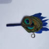 Navy peacock wrist corsage, boutonniere, prom, wedding, bridesmaid - Image 6
