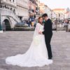 Ivory, cream cascading bridal bouquet - Image 8