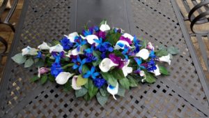 Wedding table decor, center piece, rose calla lily orchid center piece - Image 3