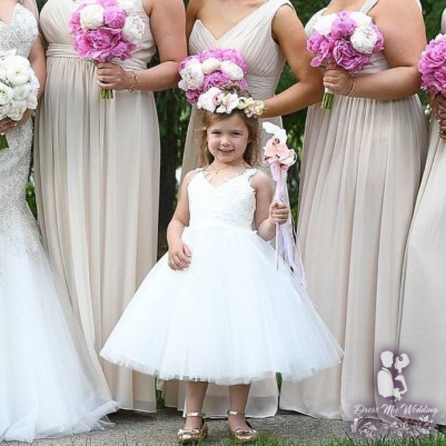 Dress My Wedding – Flower girl wand, calla lily wand white, soft pink ...