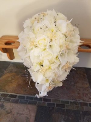 Ivory beach bouquet with starfish - Image 6