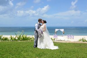 Cascading plum, purple and lavender bridal bouquet with silver accent - Image 6