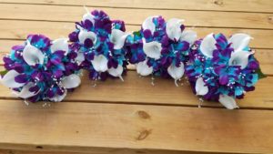 Galaxy orchid and calla lily bouquet - Image 9