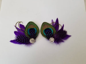 Peacock shoe clips, available in more colors - Image 2