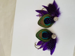 Peacock shoe clips, available in more colors - Image 4