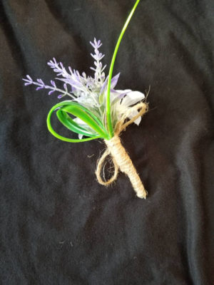 baby's breath, white artificial, botton hole, faux flower, silk tweedia, rustic country - Image 4