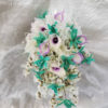 Cascading bouquet with mint and lavender colors - Image 3