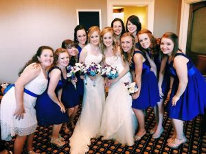 Calla lily purple blue orchid bouquet - Image 6