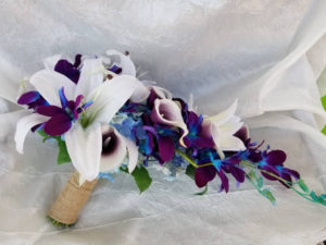Casablanca lily and galaxy orchid bouquet - Image 7