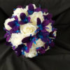Rose and galaxy orchid bridal bouquet - Image 2
