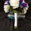 Rose and galaxy orchid bridal bouquet - Image 6