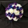 Rose and galaxy orchid bridal bouquet - Image 3
