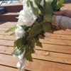 Calla lily and rose cascading bouquet - Image 5