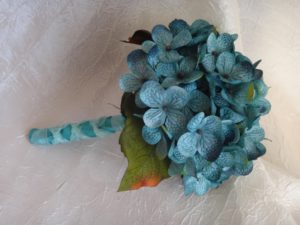 Hydrangea toss bouquet, flower girl bouquet, small bridal bouquet