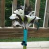 Calla lily peacock bridal bouquet - Image 3