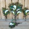Peacock calla lily fan bouquet - Image 4
